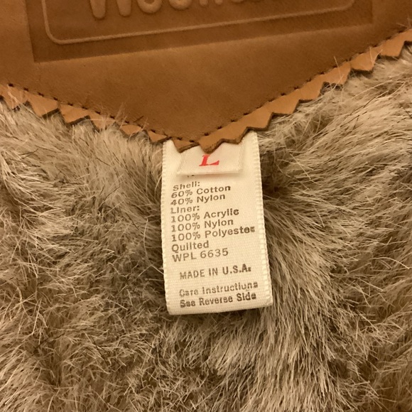 Vintage Woolrich Womens vest faux fur lined made in USA size Large - Picture 12 of 12